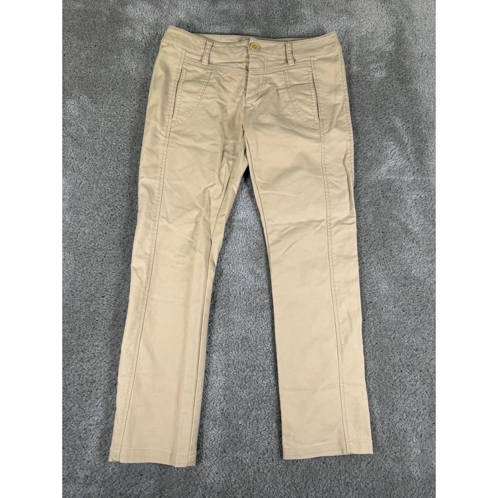 United Colors of Benetton Tan Khaki Chino Pants Straight Leg Casual Trousers